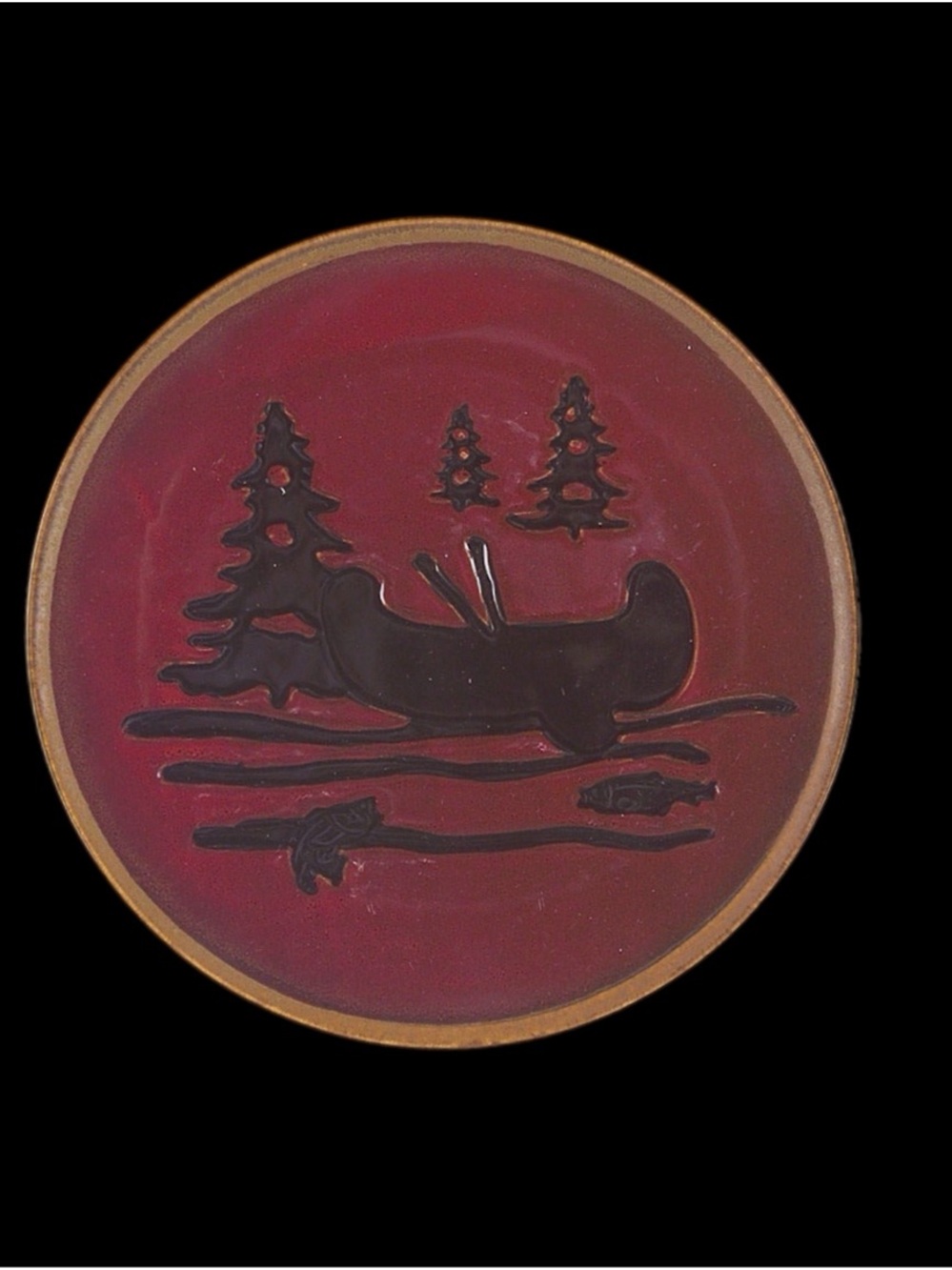 Vintage Woodland Salad Plate by HOMESTUDIO 9”